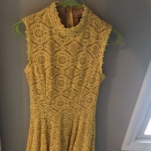 yellow semi formal dress